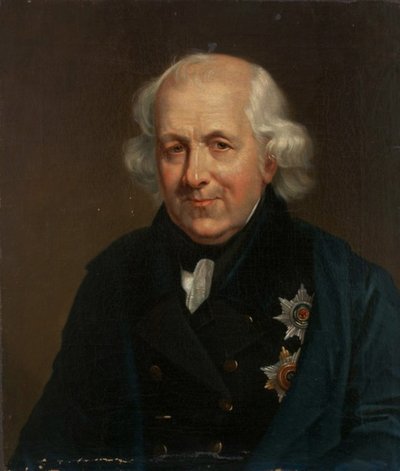 ニコライ・セミョノヴィッチ・モルドヴィノフ伯爵の肖像1754-1845、1826-1829 作： Unbekannt