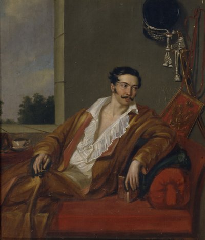 ヴァシリー・フョードロヴィッチ・ガガーリン伯爵の肖像、c。 1810 作： Unbekannt