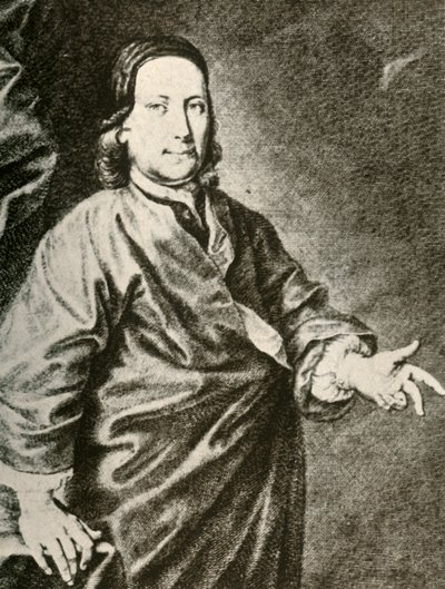 説教者のローブのジンツェンドルフ伯爵の肖像、c1740、1937。 作： Unbekannt