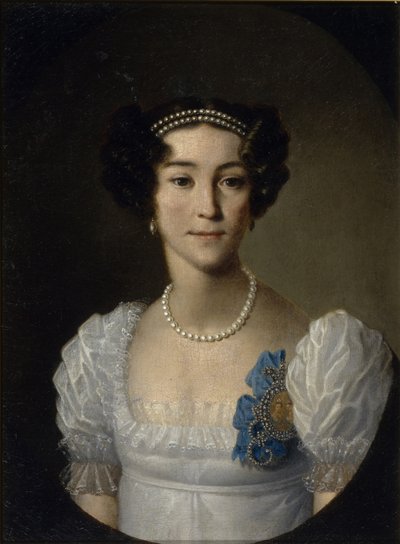 チェスマ1785-1848、19世紀初頭の伯爵夫人アンナアレクセイエヴナオルロヴァの肖像画。 作： Unbekannt