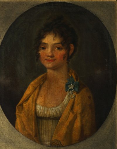 チェスマ1785-1848のアンナアレクセイエヴナオルロヴァ伯爵夫人の肖像、c。 1805-1810 作： Unbekannt