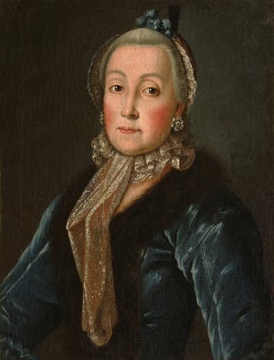 伯爵夫人アンナダニロヴナトルベツカヤ1710-1780の肖像、18世紀後半のDrutskaya-Sokolinskaya 作： Unbekannt