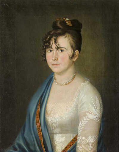 伯爵夫人アンナウラジミロフナボブリンスカヤの肖像1769-1846、1800年代 作： Unbekannt