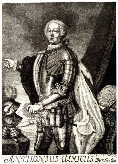 ブランズウィック1714-1774のデューク・アンソニー・ウルリッヒの肖像 作： Unbekannt