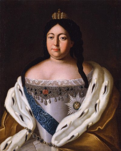 皇后アンナイオアンノフナ1693-1740の肖像、18世紀 作： Unbekannt