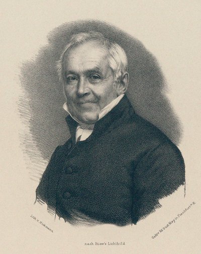 Ernst Moritz Arndt 1769-1860 の肖像。 作： Unbekannt