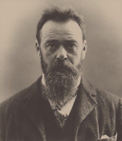 フェルディナント・ホドラーの肖像 1853-1918。 作： Unbekannt