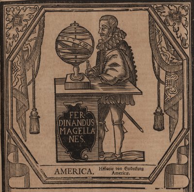 フェルディナンドマゼラン1470-1521、1724の肖像。 作： Unbekannt