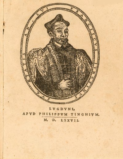 フランチェスコ・ジュンティーニ1523-1590、1577年の肖像。 作： Unbekannt