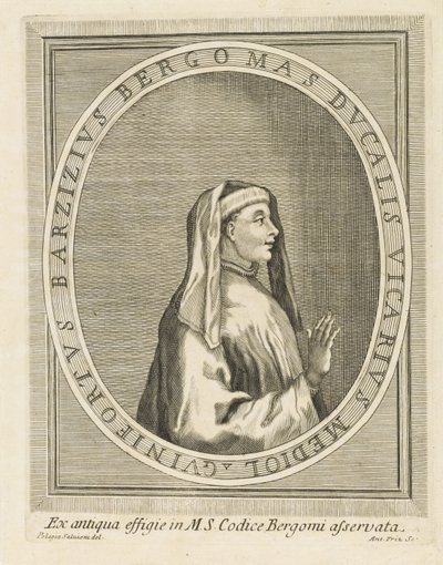 ガスパリヌスデベルガモの肖像、1716〜1717年。 作： Unbekannt