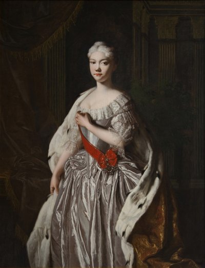 ロシアの大公爵夫人ナタリアアレクセイエヴナの肖像17141728、1720年代末 作： Unbekannt