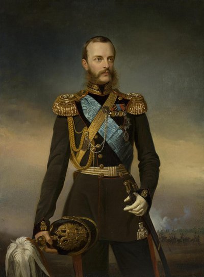 ロシア1832-1909、1860年代初頭の大公ミカエルニコラエヴィッチの肖像 作： Unbekannt