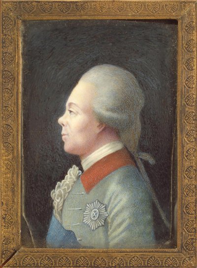 大公の肖像Pavel Petrovich 1754-1801、1780年代 作： Unbekannt
