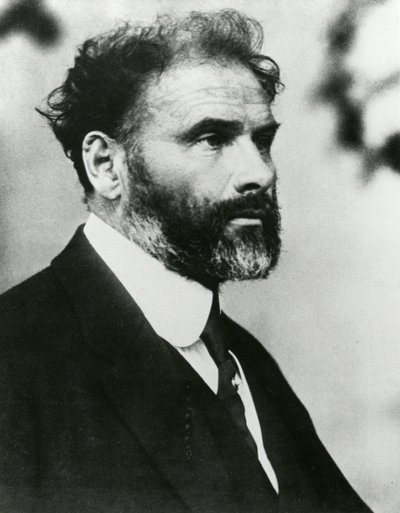 グスタフクリムトの肖像、1916年頃。 作： Unbekannt