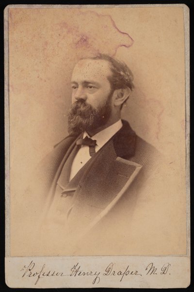 ヘンリー・ドレーパーの肖像、1837～1882年、1876年以前。 作： Unbekannt