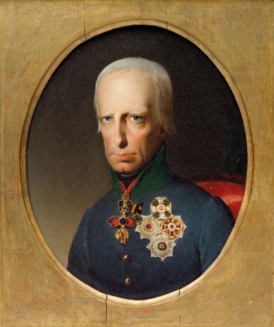 聖ローマ皇帝フランシス2世1768-1835の肖像、c。 1830年。 作： Unbekannt