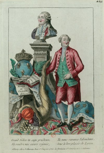 ジャック・ネッカーの肖像 1732-1804年 1781年 作： Unbekannt