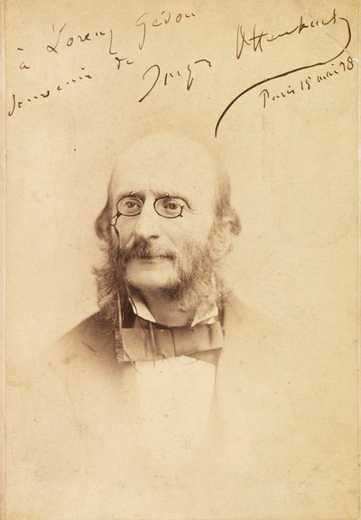 ジャック・オッフェンバッハの肖像 1819-1880, 1878. 作： Unbekannt