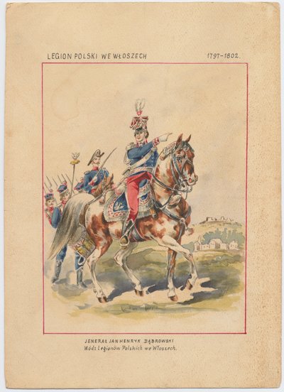 Jan Henryk Dabrowski、cの肖像。 1797-1800 作： Unbekannt