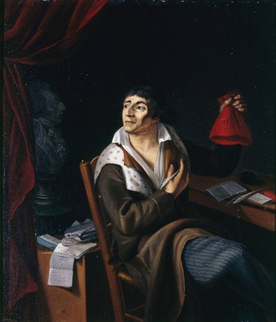 ジャン＝ポール・マラーの肖像 1743～1793年、c. 1793年。 作： Unbekannt