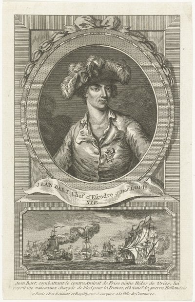 ジャン・バートの肖像1650-1702、1694。 作： Unbekannt