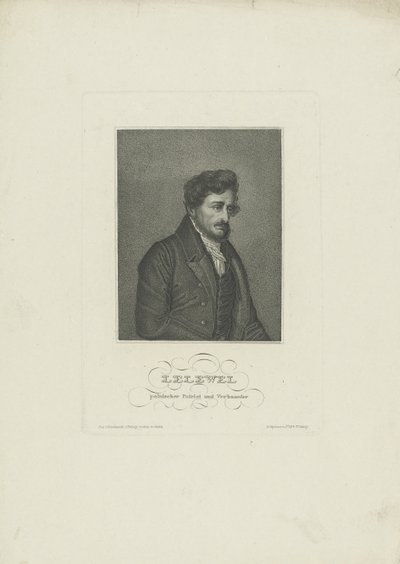 Joachim Lelewel 1786-1861、1830年代の肖像画。 作： Unbekannt