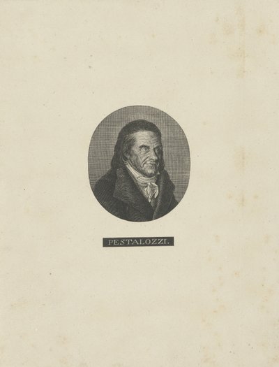 ヨハン・ハインリッヒ・ペスタロッチ1746-1827の肖像c。 1830年。 作： Unbekannt