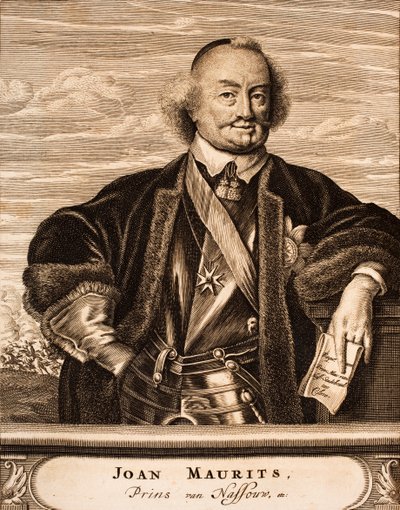 ジョンモーリスの肖像、ナッソージーゲン王子1604-1679、1675年。 作： Unbekannt