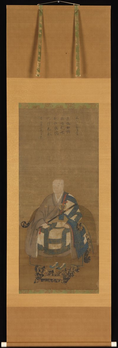 九山宗英の肖像、17世紀。 作： Unbekannt