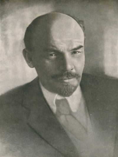 レーニンの肖像、c1920年代、1939年。 作： Unbekannt