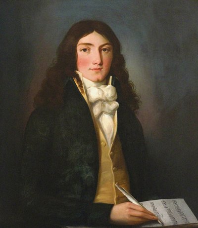 Louis Spohr 1784-1859の肖像。 作： Unbekannt