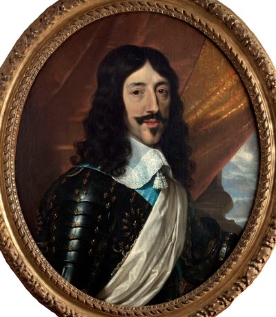 フランスのルイ13世の肖像 1601-1643年 1640年頃 作： Unbekannt