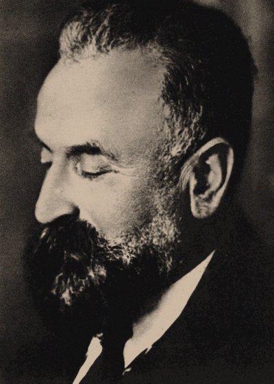 マルセル・モースの肖像 1872-1950。 作： Unbekannt