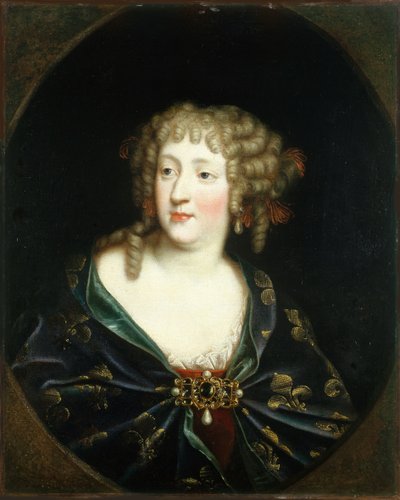 スペインのマリア・テレジアの肖像、1638～1683年、フランス女王、1675年頃。 作： Unbekannt