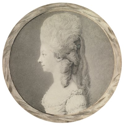 サヴォイのマリールイーズの肖像1749〜1792年、ランバルの王女、18世紀後半 作： Unbekannt