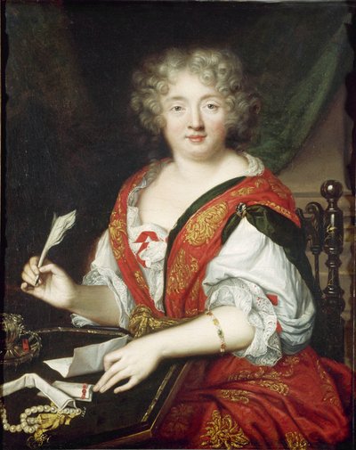 マリー・ド・ラブタン・シャンタルの肖像、マーキス・ド・セヴィニエ、1626-1696年頃。 1680年。 作： Unbekannt