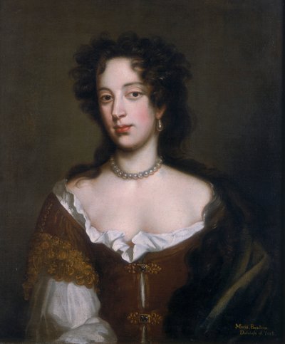 「モデナのマリアの肖像」、c1680 作： Unbekannt