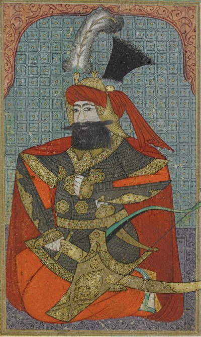 Murad IV 1612-1640の肖像、オスマン帝国のスルタン、c。 1710 作： Unbekannt