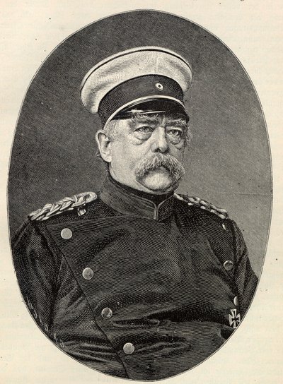 オットー・フォン・ビスマルクの肖像 1815-1898. 作： Unbekannt