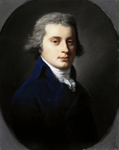 Pavel Petrovich Bakunin 1766-1805、1790年代の肖像 作： Unbekannt