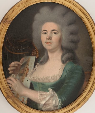 ロザリー・デュガゾンの肖像 1755-1821, 1787. 作： Unbekannt