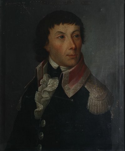 Tadeusz Kosciuszko 1746-1817、19世紀初頭の肖像。 作： Unbekannt