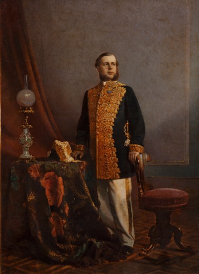 ヴァシーリー・ユリエヴィッチ・ポズナンスキーの肖像1828-1900、1860年代 作： Unbekannt