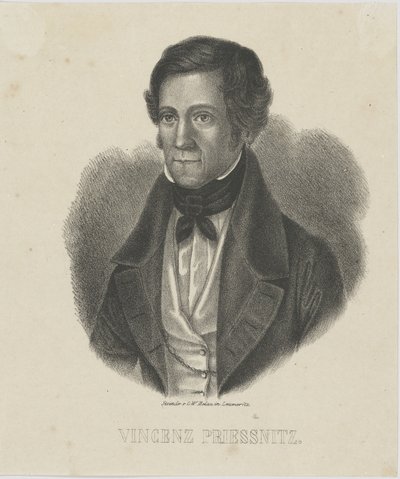 Vincenz Priessnitz 1799-1851の肖像c。 1840。 作： Unbekannt