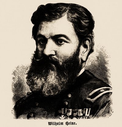 ウィルヘルム・ハイネの肖像 1827-1885年 1886年 作： Unbekannt