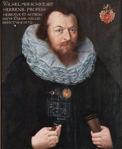 ウィルヘルム・シッカードの肖像1592-1635、1632。 作： Unbekannt