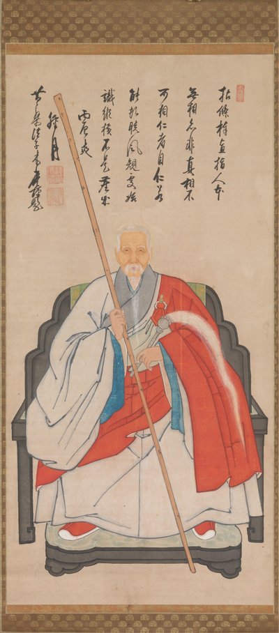 Yinyuan Longqi Ingen Ryuki、1676年の肖像。 作： Unbekannt