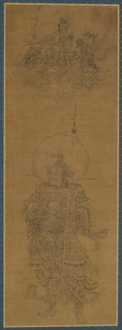 デーヴァ王の肖像画、14 世紀。 作： Unbekannt