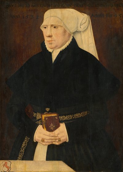 女性の肖像、1532年。 作： Unbekannt