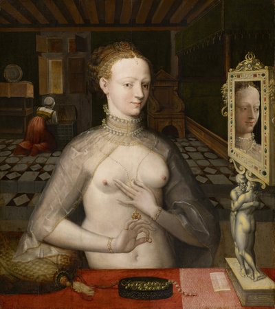 女性の肖像」 16世紀第2四半期 作： Unbekannt